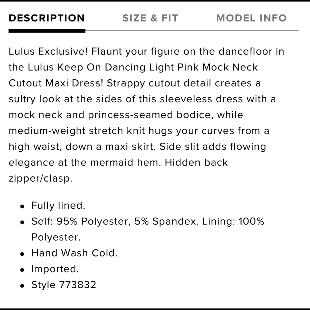 Lulus Maxi dress - Picture 3 of 6